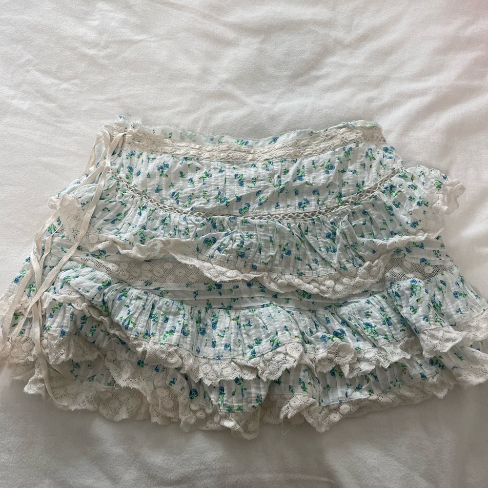 Love shack fancy Bara skirt